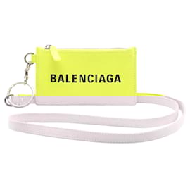 Balenciaga-Carteira de moeda em couro Balenciaga verde-Verde