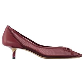 Zapatos Tourni B - Jacquemus - Cuero - Burdeos Roja Burdeos