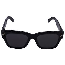 Occhiali da sole rettangolari Dior CD Diamond S21 in acetato nero Nero