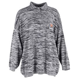 Suéter Polo Melange Loewe em algodão cinza Cinza