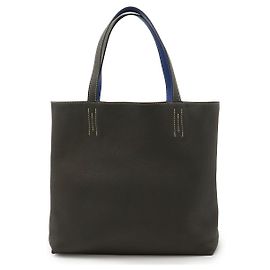 Hermès Hermes Double Sens 36 Reversible Tote Bag Blue