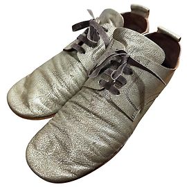 Autre Marque Chaussures en cuir à lacets eb.a.gos Doré
