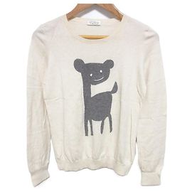 Autre Marque Pullover jacquard con motivo animale Sally Scott Beige