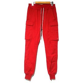 Rick Owens LARRY CARGO JOG Pants Red