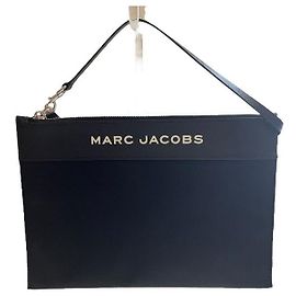 Pochette en cuir nylon Marc Jacobs Noir