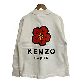 Kenzo Nigo Boke Flower Baumwollcardigan Weiß