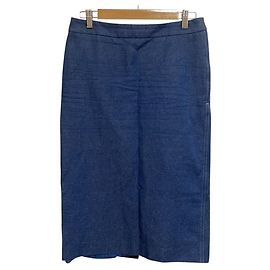 Autre Marque Saia de seda e algodão BLAMINK Azul