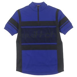 Tejido de algodón jacquard Louis Vuitton Negro Azul