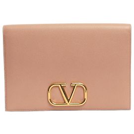 Valentino Clutch VLogo rosa Altro