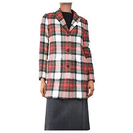 Bonpoint Red plaid wool jacket - size XS Red