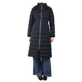 Herno Black hooded puffer coat - size UK 10 Black
