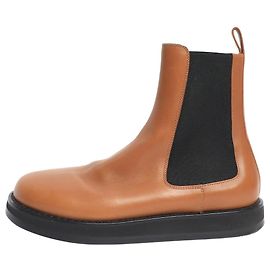 The row Tan Gaia leather gored boots - size EU 38.5 Brown