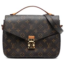 Louis Vuitton-Pochette Metis Monograma Marrom Louis Vuitton-Marrom
