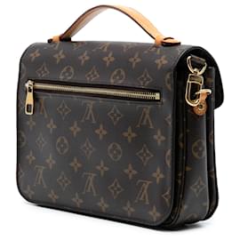 Louis Vuitton-Louis Vuitton Brown Monogram Pochette Metis-Brown