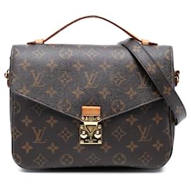 Louis Vuitton-Pochette Metis Monograma Marrom Louis Vuitton-Marrom