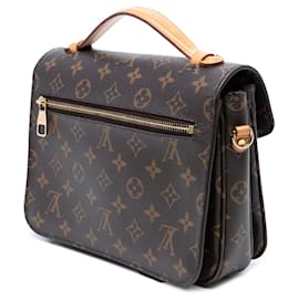 Louis Vuitton-Louis Vuitton Brown Monogram Pochette Metis-Brown