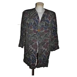 Giorgio Armani Silk Jacket Size 38 IT Multiple colors