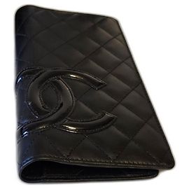 Chanel Agenda holder. Black
