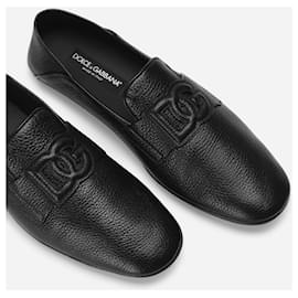 Dolce & Gabbana-Dolce and Gabbana Deerskin driver shoes-Black
