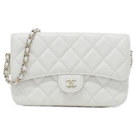 Chanel Timeless Classic Line AP2096 Phone Case White