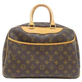 Bolsa de mão Bowling Vanity Monogram Louis Vuitton Marrom
