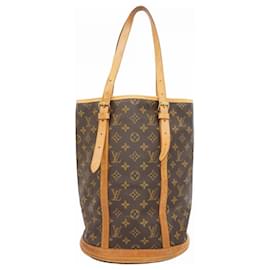 Louis Vuitton-Louis Vuitton Monogram Bucket GM Tote Bag-Brown