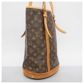 Louis Vuitton-Louis Vuitton Monogram Bucket GM Tote Bag-Brown