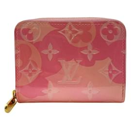 Louis Vuitton-Louis Vuitton Pink Vernis Zippy Coin Purse-Pink