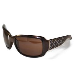 Gafas de sol Versace 4132-b Marrón Plástico Castaño