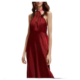 Scotch and Soda Sublime vestido burdeos y rosa Burdeos