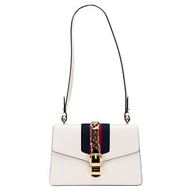 Gucci Sylvie Schultertasche Weiß Mehrfarben