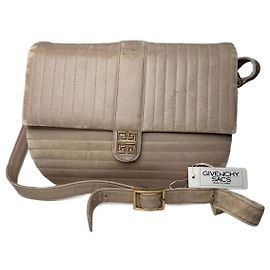 Bolso de cuero beige Givenchy vintage bandolera Beige