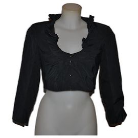 Pinko kurze gesteppte Jacke schwarz Schwarz