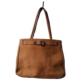 Autre Marque RENOUARD Camel Nubuck Handbag Camel