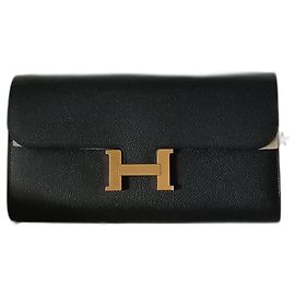 Hermès Constance zum Mitnehmen Schwarz