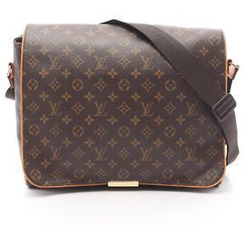Louis Vuitton Abbesses Monogram Shoulder Bag Brown