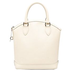 Louis Vuitton Lockit Vertical Branco em Epi Branco
