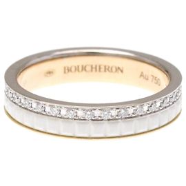 Boucheron Quatre Weiß Edition Diamantring Silber Golden
