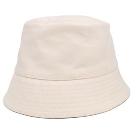 Loewe Off-White Canvas Bucket Hat Eggshell