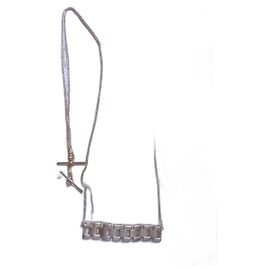 Colar de corrente Victoria Beckham dourado com logo VB Dourado