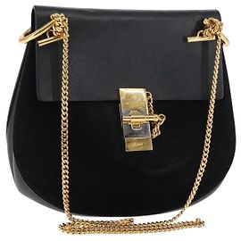 Chloé Borsa a Spalla Chloe Drew Mini in Pelle Nero