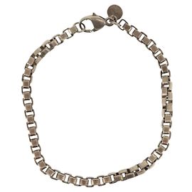 Pulseira Venetian Link em prata esterlina da Tiffany & Co. Prata