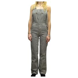 Céline NEW CELINE STRIPED OVERALLS SIZE 26 36 S BLACK WHITE DUNGAREES Other