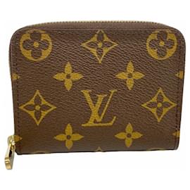 Louis Vuitton-Louis Vuitton Monogram Zippy Coin Purse-Brown