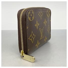 Louis Vuitton-Louis Vuitton Monogram Zippy Coin Purse-Brown