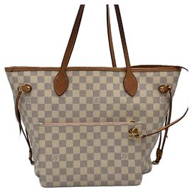 Sac Louis Vuitton Neverfull Fourrure Blanche Blanc