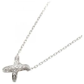 Collar de Diamantes Jeux de Liens de Chaumet Plata Otro