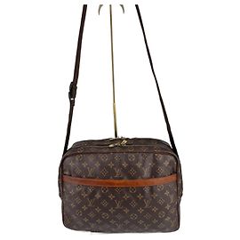 Sac reporter GM Louis Vuitton en cuir marron 290 Marron