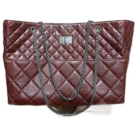 Chanel Reissue Tote Bag Dark red