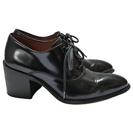 Céline x Phoebe Philo Schnürschuhe mit Absatz Resort 2015 Schwarz